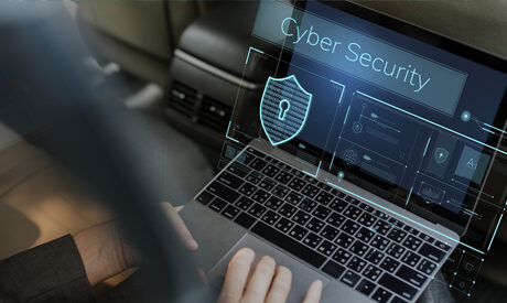 Hands Holding a Laptop for Cyber Security Support in Morrisville, PA