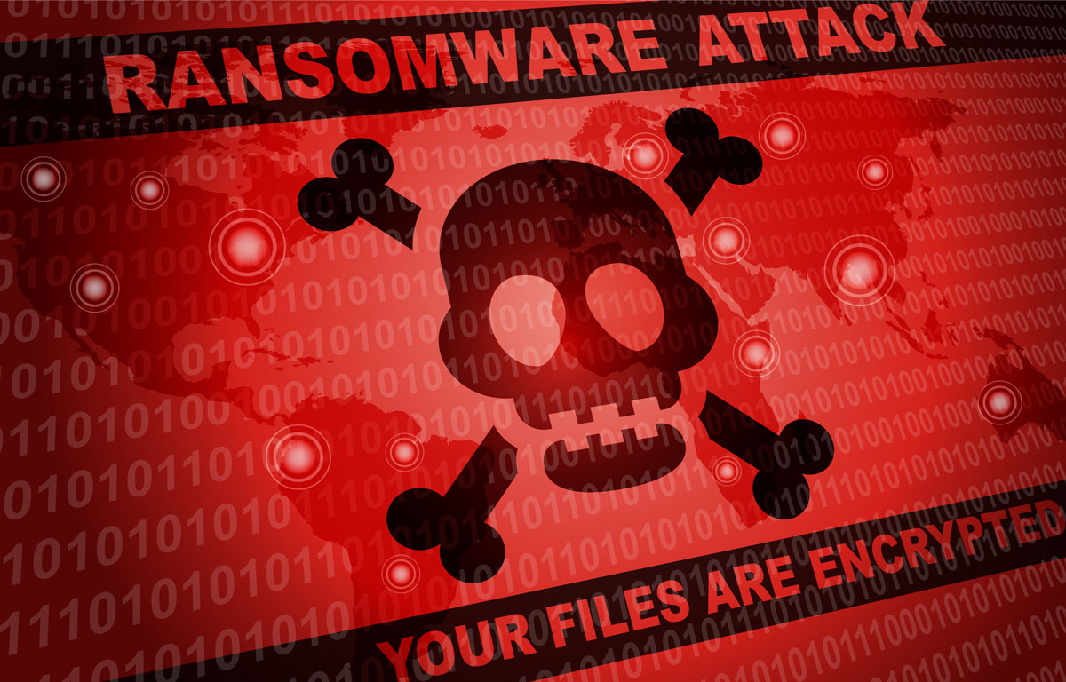 a screen displaying a Ransomware attack in need of Trusted Ransomware Recovery and Protection Services in Hamilton, NJ