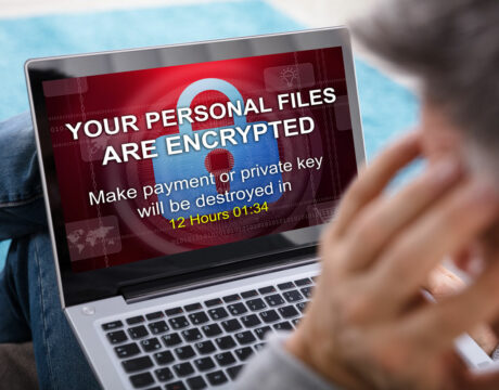 a laptop with ransomware in need of Outstanding Ransomware Protection and Recovery in Trenton, NJ